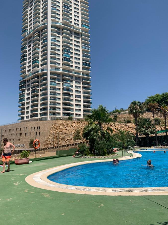 Апартаменти З Чудовим Видом,600 М Пляж Леванте Венідорм Benidorm Ngoại thất bức ảnh